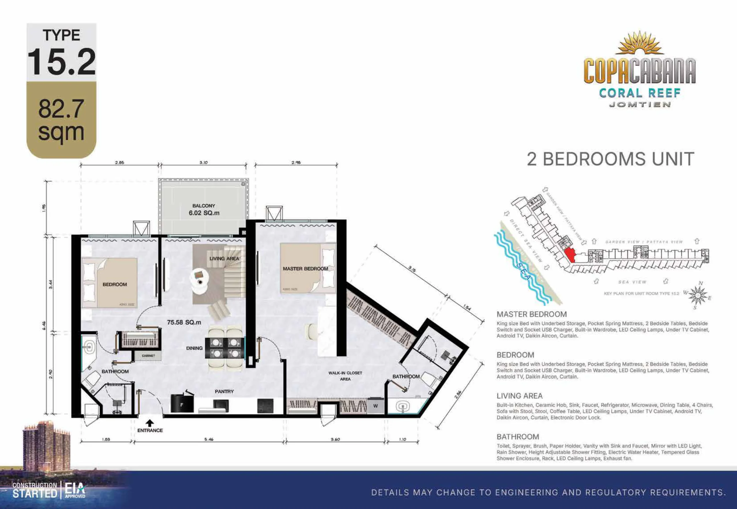 Copacabana Coral Reef 2 BEDROOMS