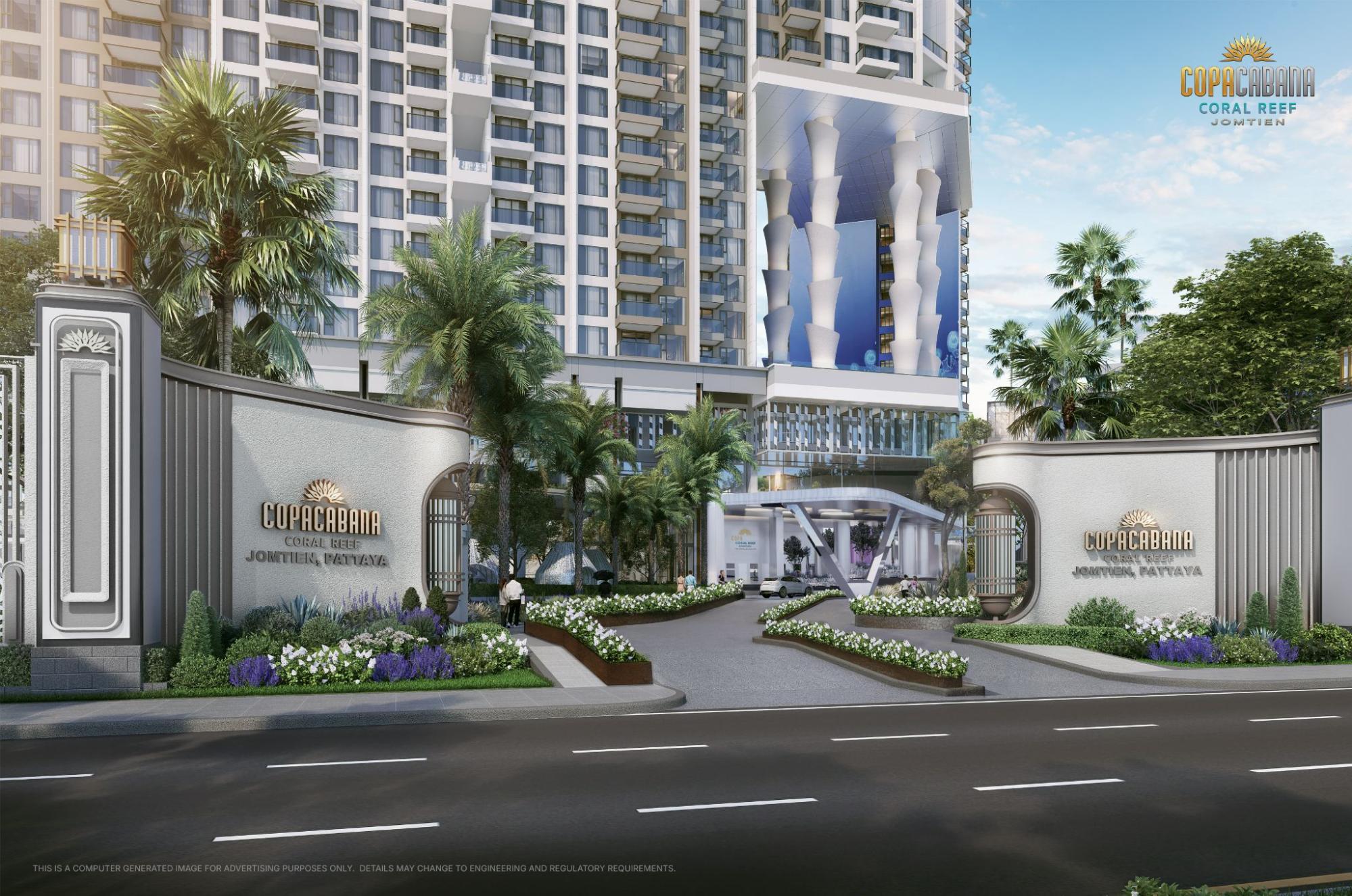 การเลือกซื้อคอนโด Copacabana Coral Reef Jomtien